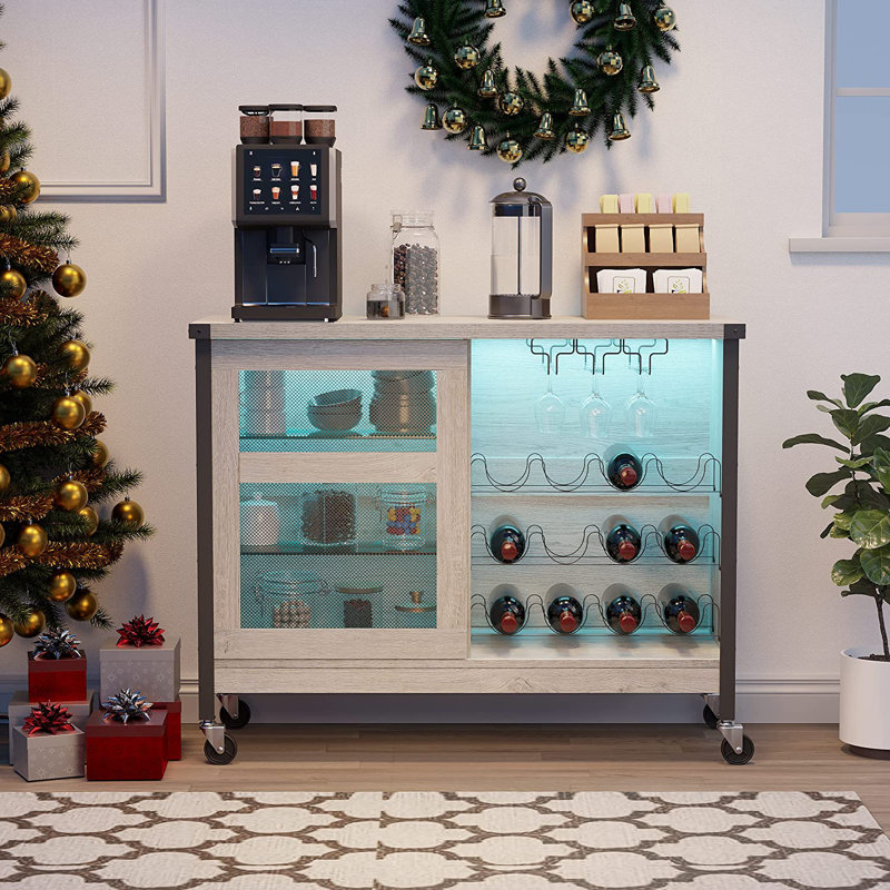 17 Stories Led Bar With Wheels For Home & Reviews Wayfair